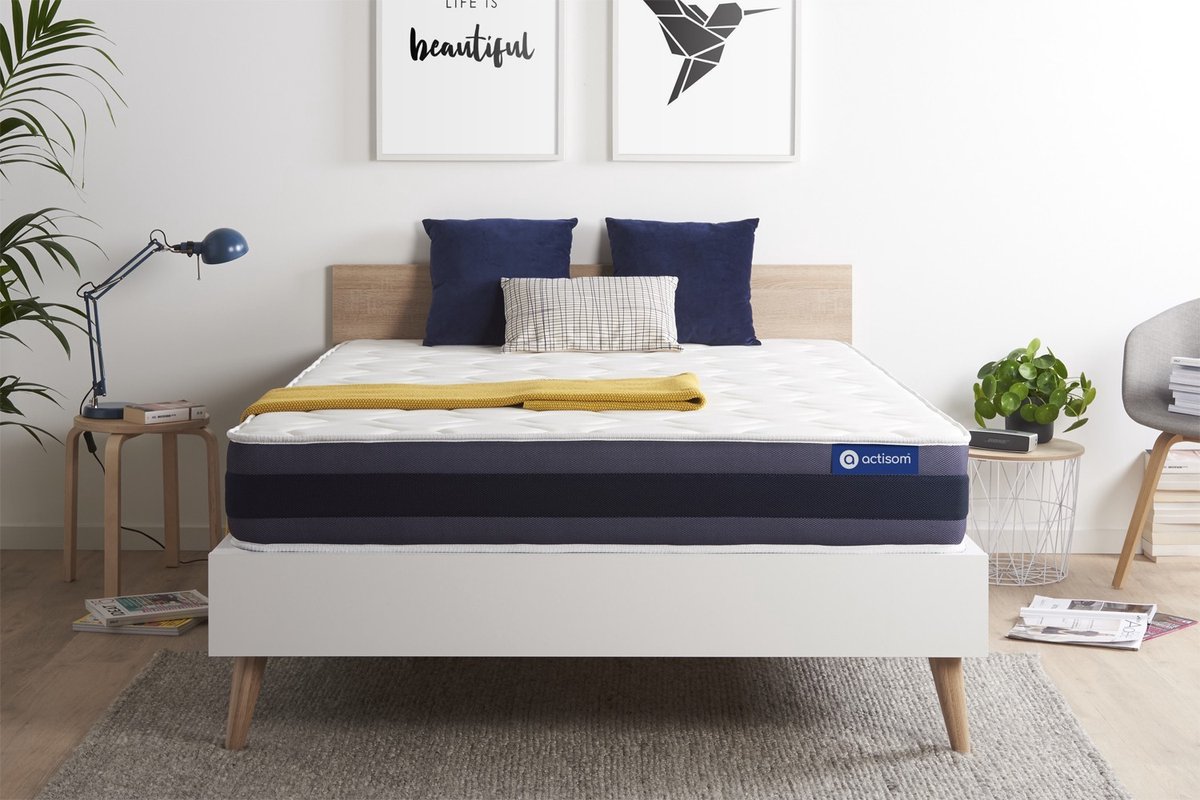 Actilatex morpho matras 140x220cm , Latex en traagschuim , Gebalanceerd, 5 comfortzones