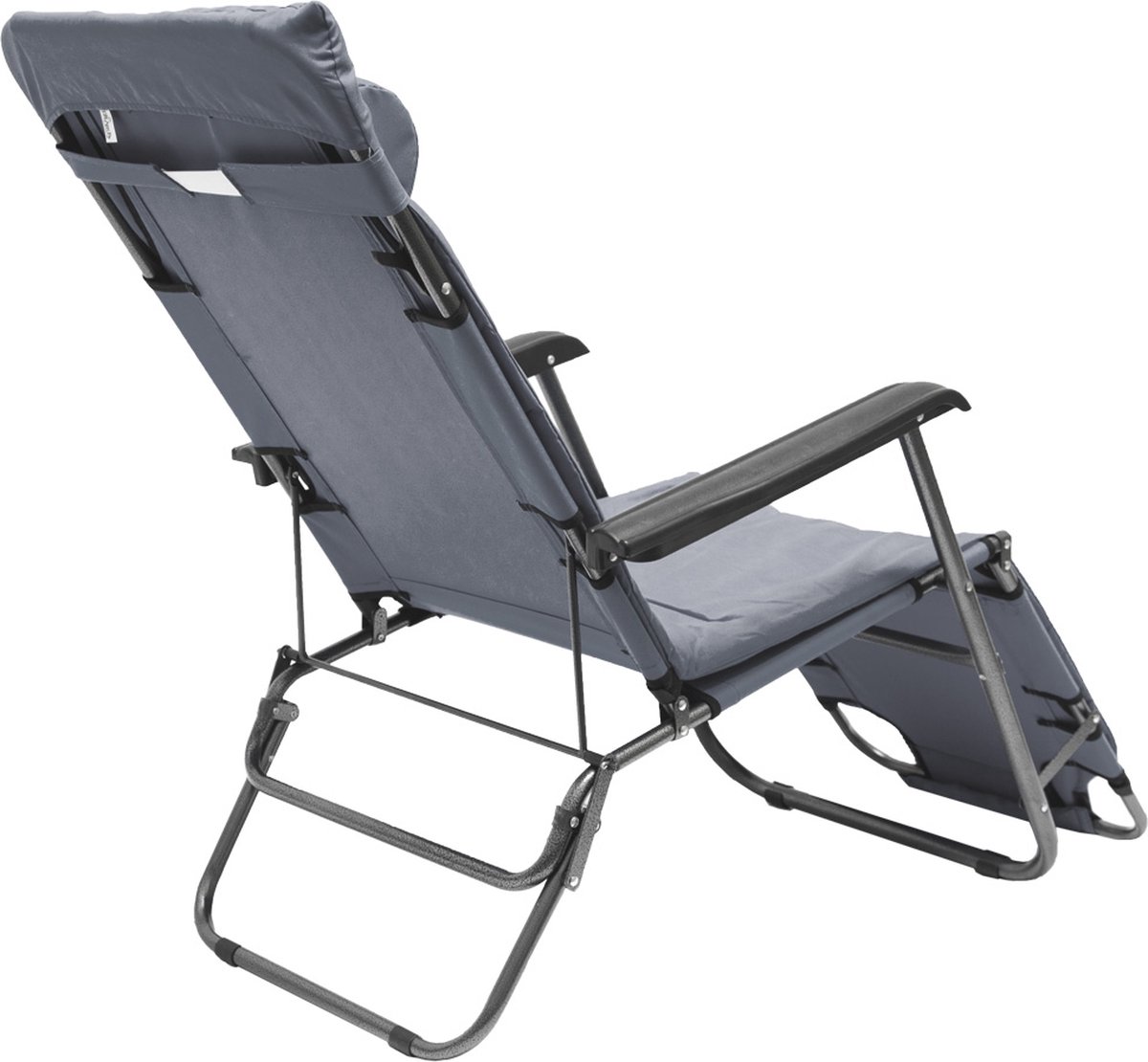 AMANKA Ligstoel 180x60cm - opvouwbaar Campingstoel Ligbed Strandstoel Tuinstoel vouwligstoel Blauw