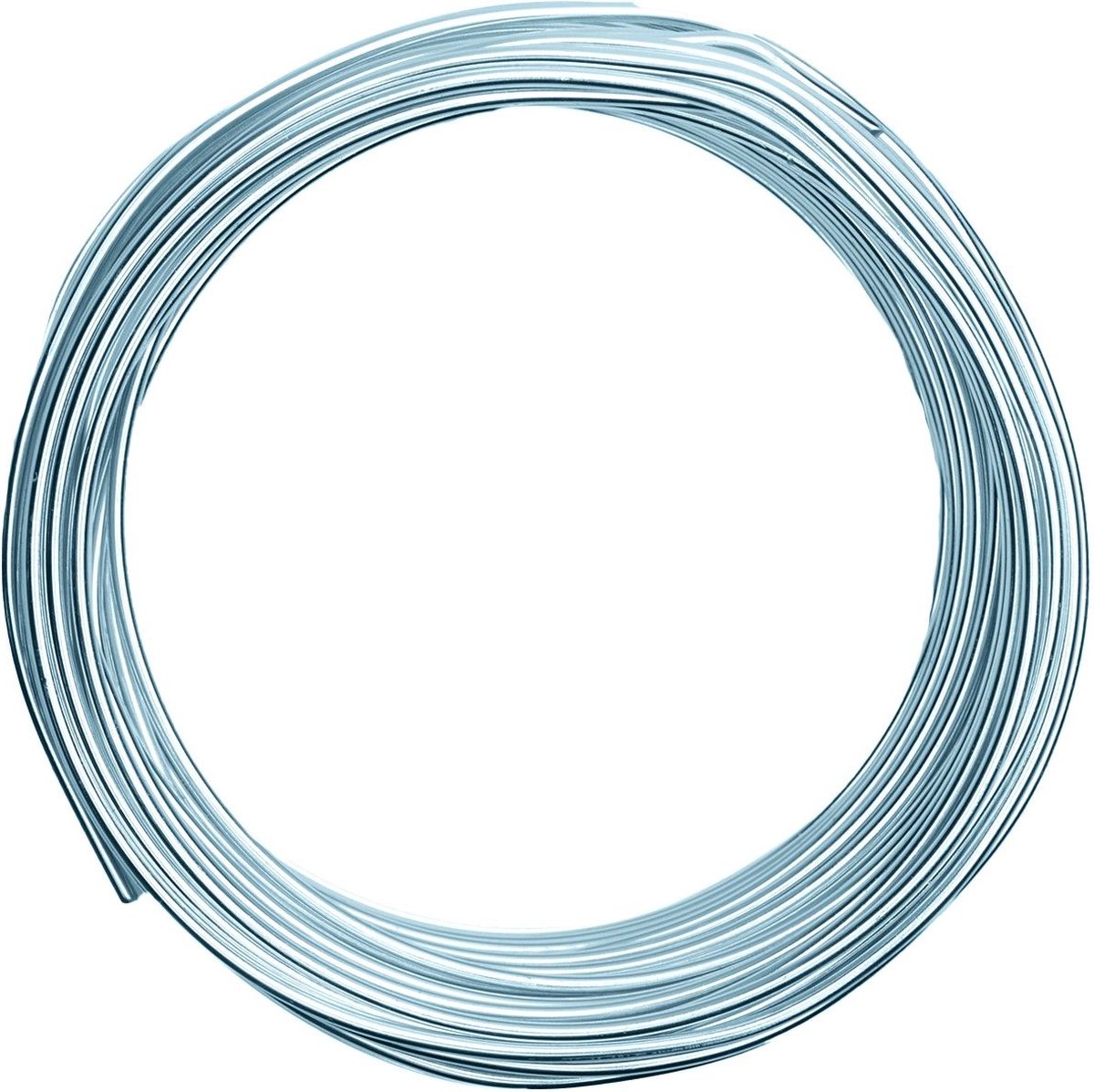 Vaessen Creative Aluminium Draad - 3mm - ±26m - 500g - IJsblauw