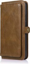 Hoesje geschikt voor iPhone SE 2020 - Bookcase - Afneembaar 2 in 1 - Backcover - Pasjeshouder - Portemonnee - Kunstleer - Bruin