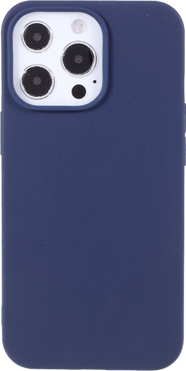 Peachy Slim TPU hoesje geschikt voor iPhone 13 Pro - blauw