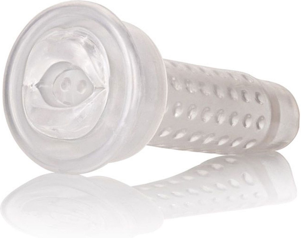 CalExotics - Stroker Pump Sleeve Mouth - Sleeves Transparant