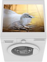 Wasmachine beschermer mat - Baby - Zwaan - Nest - Breedte 55 cm x hoogte 45 cm