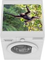 Wasmachine beschermer mat - Springende aap in de jungle - Breedte 55 cm x hoogte 45 cm