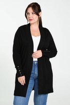 Paprika Dames Lange, open cardigan - Trui - Maat 44