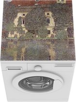 Wasmachine beschermer mat - Schloss Kammer am Attersee - schilderij van Gustav Klimt - Breedte 60 cm x hoogte 60 cm