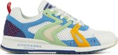 Scotch & Soda Sneakers Heren - Lage sneakers / Herenschoenen - Canvas - Vivex elastiek     -  Wit combi - Maat 41