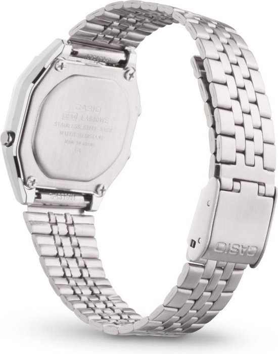Casio Vintage Iconic LA680WEA-1EF Dameshorloge 28,6 mm - Zilverkleurig