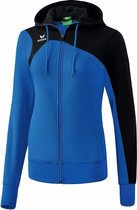 Erima Club 1900 2.0 Trainingsjack Met Capuchon Dames - New Royal / Zwart | Maat: 44