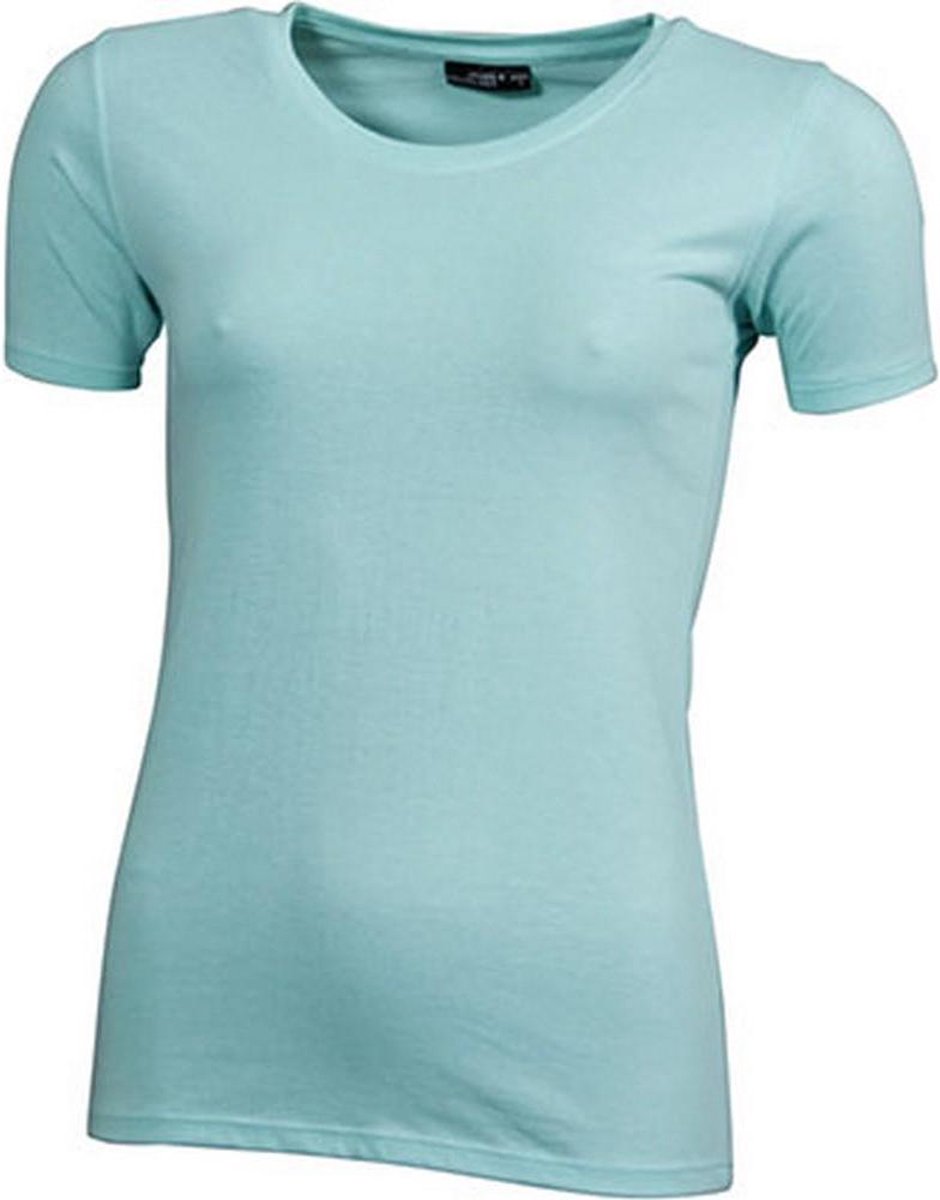 James and Nicholson Dames/dames Basic T-Shirt (Munt)