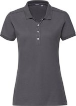Russell Dames/dames Stretch Short Sleeve Polo Shirt (Konvooi Grijs)