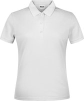 James And Nicholson Dames/dames Basic Polo Shirt (Wit)