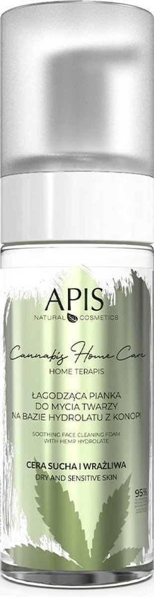 Apis - Cannabis Home Care Soothing Foam Face Wash On Base Hydrolat From Hemp 150Ml