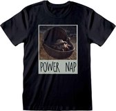 Star Wars Heren Tshirt -S- The Mandalorian - Power Nap Zwart