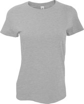 SOLS Dames/dames Imperial Heavy Short Sleeve T-Shirt (Grijze Mergel)