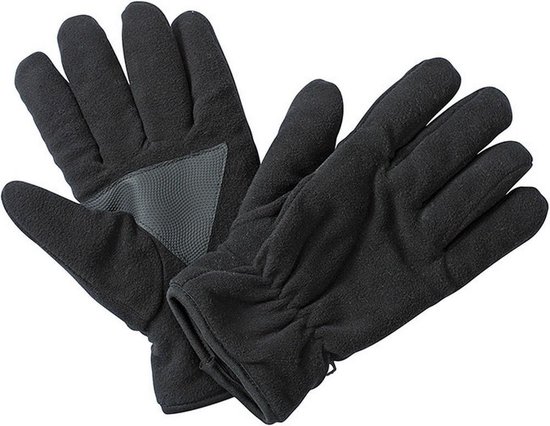 Myrtle Beach Volwassenen Unisex Thinsulate Fleece Handschoenen (Zwart)