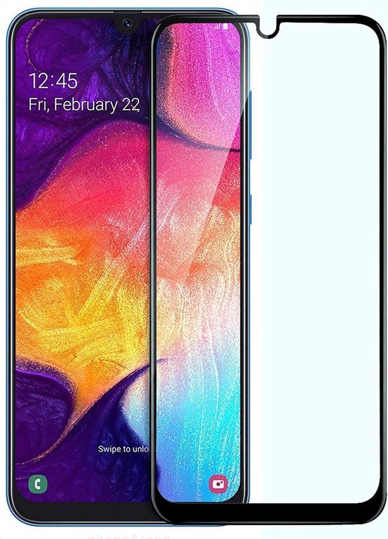 BixB Samsung Galaxy A7 2018 Screenprotector Glas - Full Screenprotector