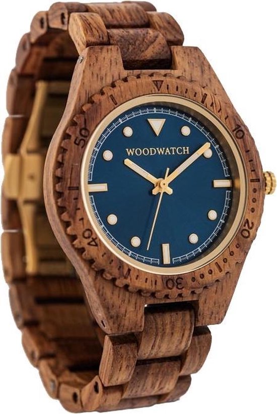 De officiële WoodWatch | Riverwood | Houten horloge heren