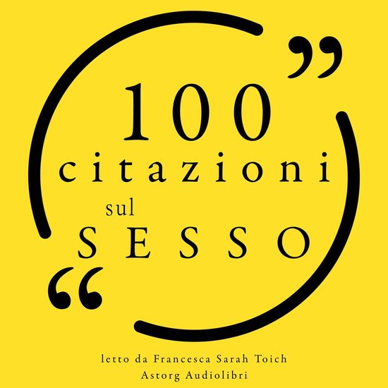 100 Citazioni sul sesso - cover