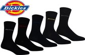 DICKIES SOKKEN - DICKIES Classical sokken - 39/42 - zwart - 5 paar