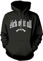 Sick Of It All Hoodie/trui -XL- Logo Zwart