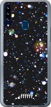 Samsung Galaxy A20s Hoesje Transparant TPU Case - Galactic Bokeh #ffffff