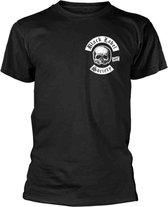 Black Label Society Heren Tshirt -M- Skull Logo Pocket Zwart