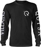 Queens Of The Stone Age Longsleeve shirt -M- Snake Q Zwart