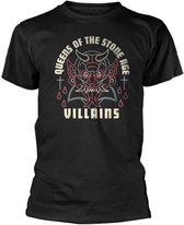 Queens Of The Stone Age Heren Tshirt -M- Villains Zwart