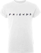 Friends Heren Tshirt -XL- Logo Wit