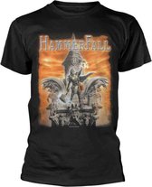HammerFall Heren Tshirt -L- Built To Last Zwart