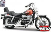 Maisto Harley-davidson FXWG WIDE GLIDE 1980 1:24 - rood/zwart