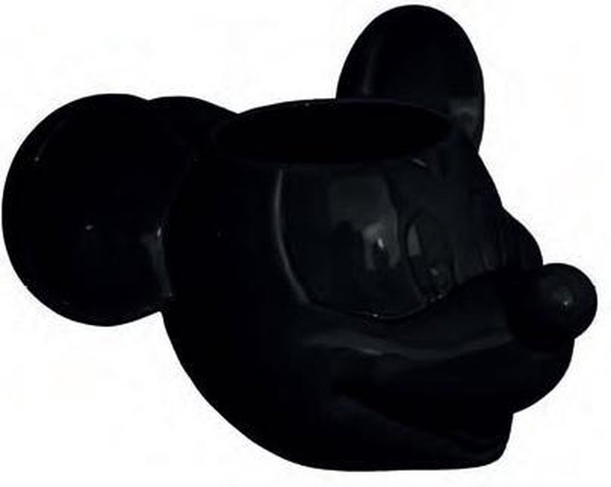 Disney servies - 3D Mok Mickey Mouse - Zwart