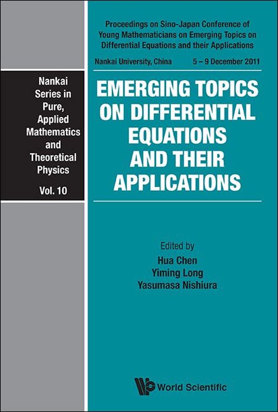Emerging Topics on Differential Equations and Their Applicat ... - cover