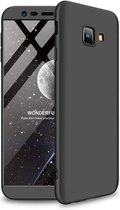 EmpX Telefoonhoesje - Back Cover - Geschikt Voor Samsung Galaxy J4+ (2018) - Zwart