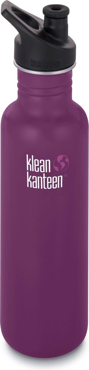Klean Kanteen Classic - 800ml - Sport Cap Winter Plum