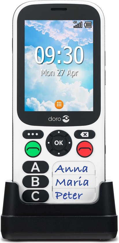 Samenhangend Aziatisch Pidgin Doro 780X - Eenvoudige 4G GSM met 3 geheugentoetsen | bol.com