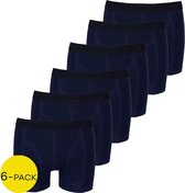 Onderbox boxershorts basic 6-pack blauw - XL