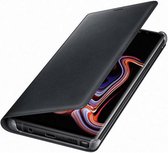Samsung lederen wallet cover - zwart - voor Samsung N960 Galaxy Note 9