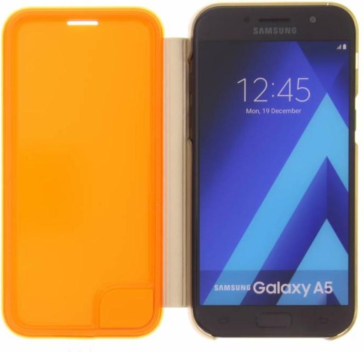 Samsung neon flip cover voor Samsung A520 Galaxy A5 2017 - Goud | bol.com