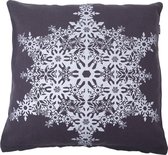 Coussin In The Mood Ice Flower - 45 x 45 cm - Div couleurs - 2 pièces - Anthracite - Argent