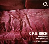 Cafe Zimmermann - Symphonies / Cello Concerto (CD)