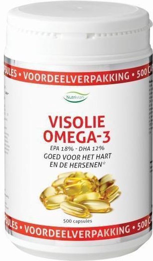 ethiek kop verfrommeld Nutrivian Visolie omega 3 epa/dha | bol.com