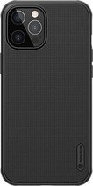 Nillkin - iPhone 12/12 Pro hoesje - Super Frosted Shield Pro - Back Cover - Zwart