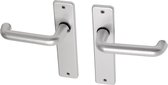 Wovar Deurkruk met blind schild aluminium coupemodel - Per Set