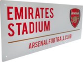 Arsenal Plaat - Sign - Wit - 40 x 18 cm