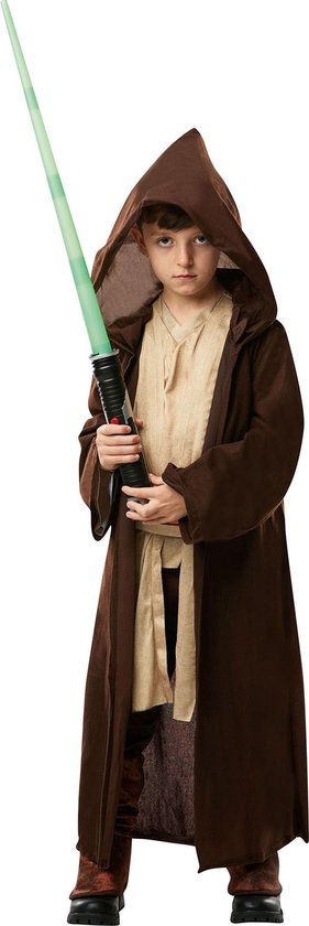 efficiënt Informeer Mens Star Wars Kinderen/Kinderen Jedi Robe Deluxe Kostuum (Bruin) | bol.com