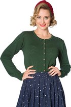 Banned Wendy 40's Pointelle Cardigan Groen