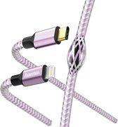 Hama Snellaad-/gegevenskabel Reflective USB-C - Lightning 1,5 M Lavendel