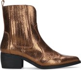 Manfield - Dames - Bronzen western boots - Maat 39